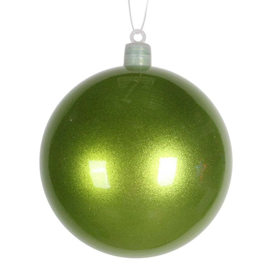 8 cm julekugle, perlemor, lime