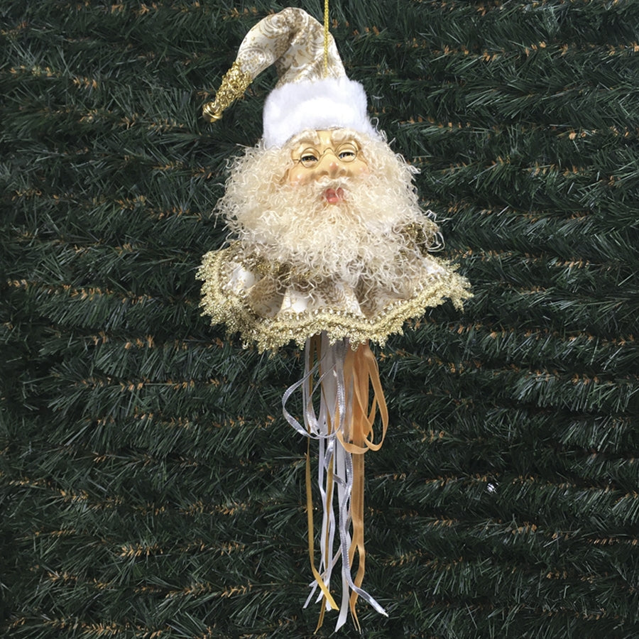 Julemands hoved, ornament, 55 cm