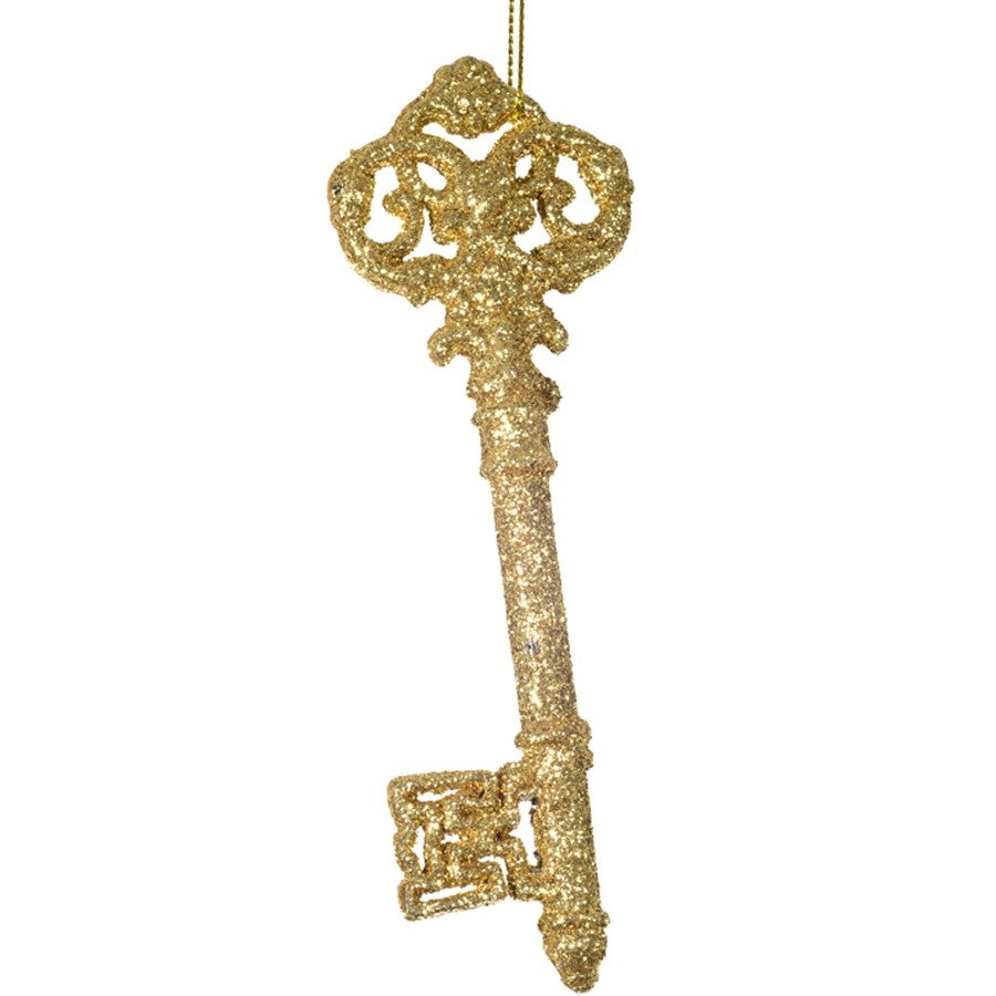 15 cm guldnøgle, glitter