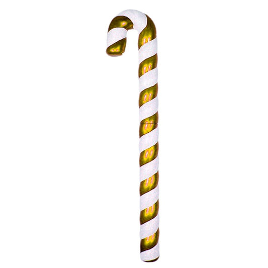 120 cm slikstok, perlemor, guld m/hvidt glitter