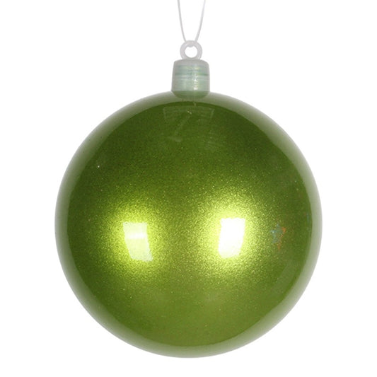 8 cm julekugle, perlemor, lime