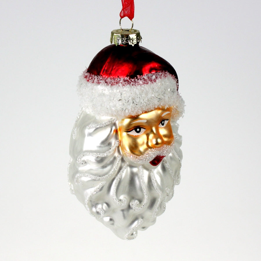 Julemand, glasornament, 12 cm