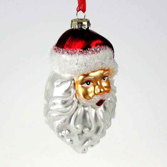 Julemand, glasornament, 12 cm