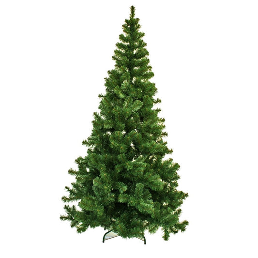 210 cm kunstgran juletræ, Ø128 cm