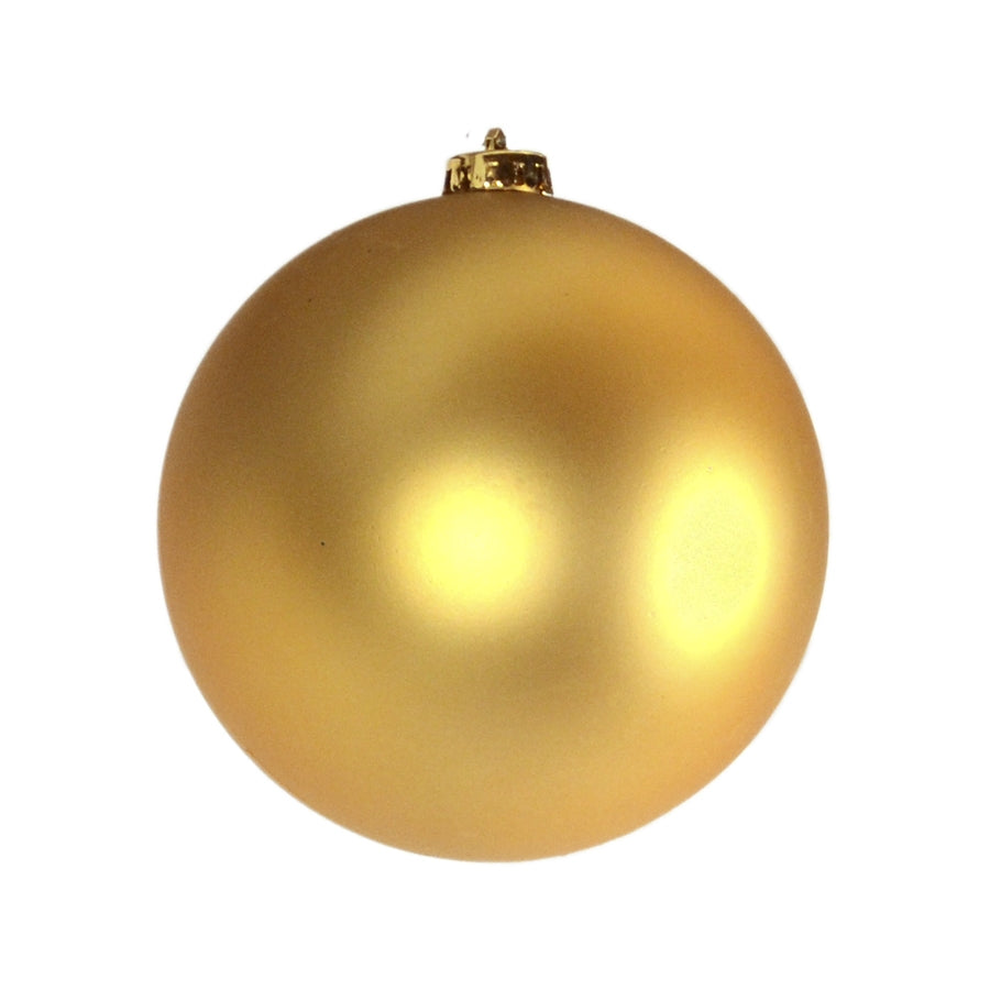 15 cm julekugle, mat guld