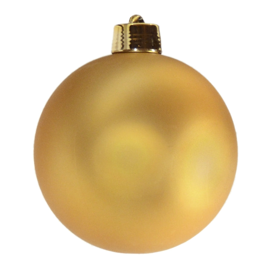 20 cm julekugle, mat guld