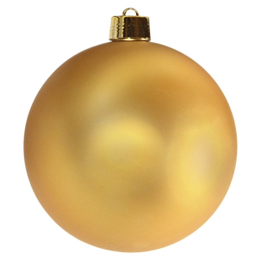 25 cm julekugle, mat guld