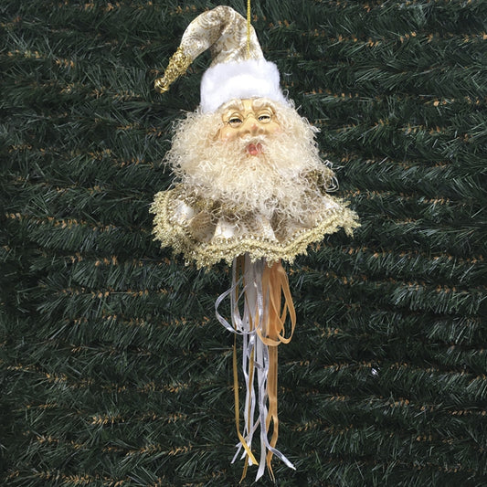 Julemands hoved, ornament, 55 cm