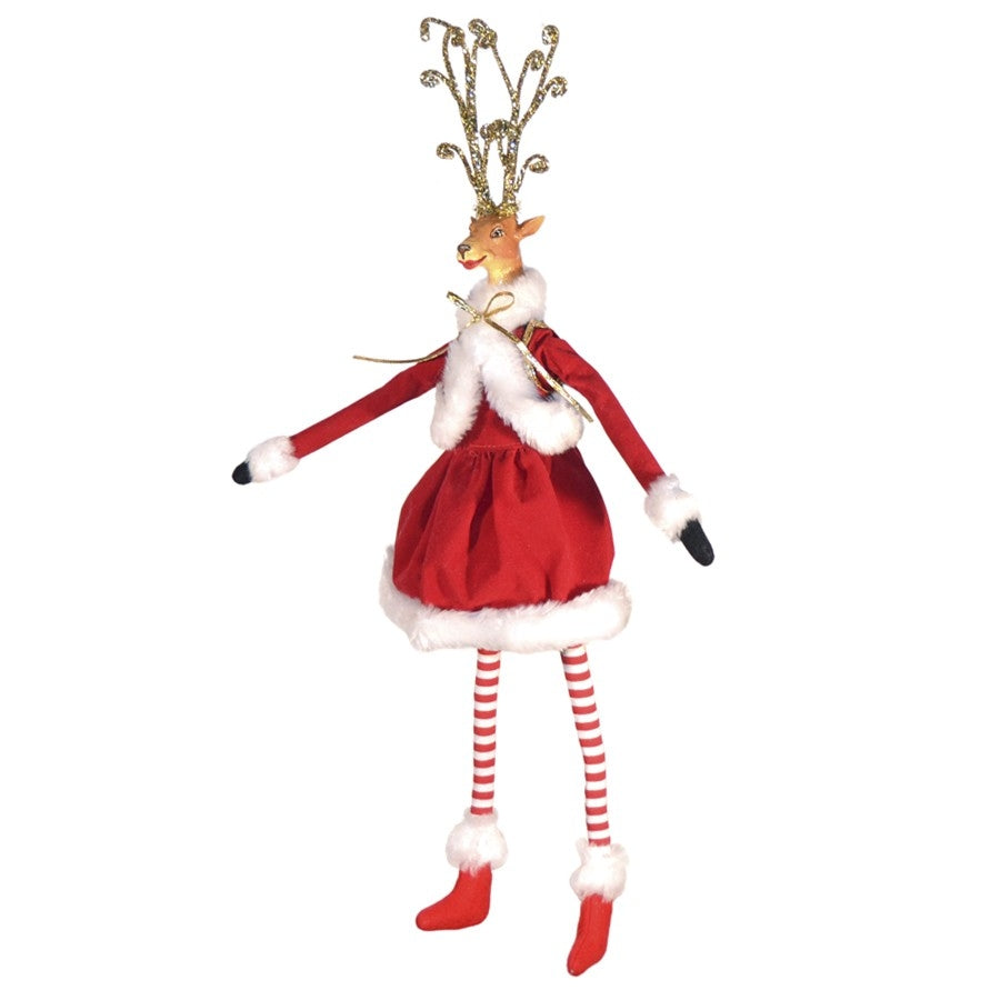 Mrs. Long-Leg rensdyr-julemand, 50 cm